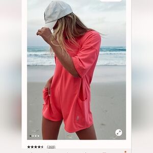 Free People Hot shot tee romper